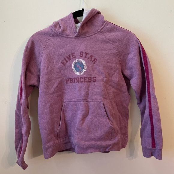Kids Five Star Princess Purple Hoodie - Picture 1 of 2